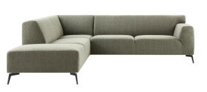 Hoekbank Lorani groen bonell+HR zitting